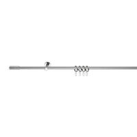 GALERIE PERDEA 200 cm  - culoare inox, Basics, metal (200cm) - Homeware