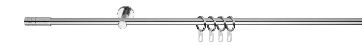GALERIE PERDEA 200 cm  - culoare inox, Basics, metal (200cm) - Homeware