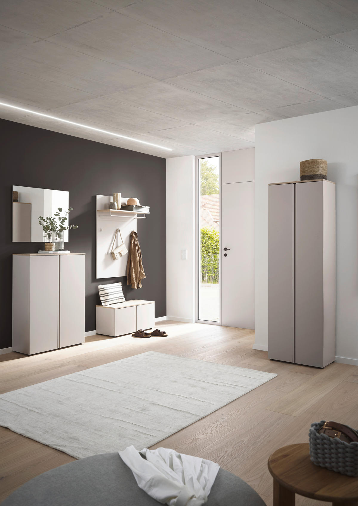 SCHUHSCHRANK 79/113,2/34 cm  - Kaschmir/Eichefarben, Design, Holzwerkstoff/Kunststoff (79/113,2/34cm) - Voleo