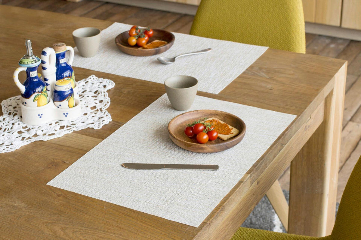 PODMETAČI ZA STOL krem , tekstil   - krem, Basics, tekstil (45/30cm)