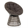 GARTENSESSEL Rattan Eisen Grau  - Grau, MODERN, Holz/Metall (78/92/73cm) - MID.YOU