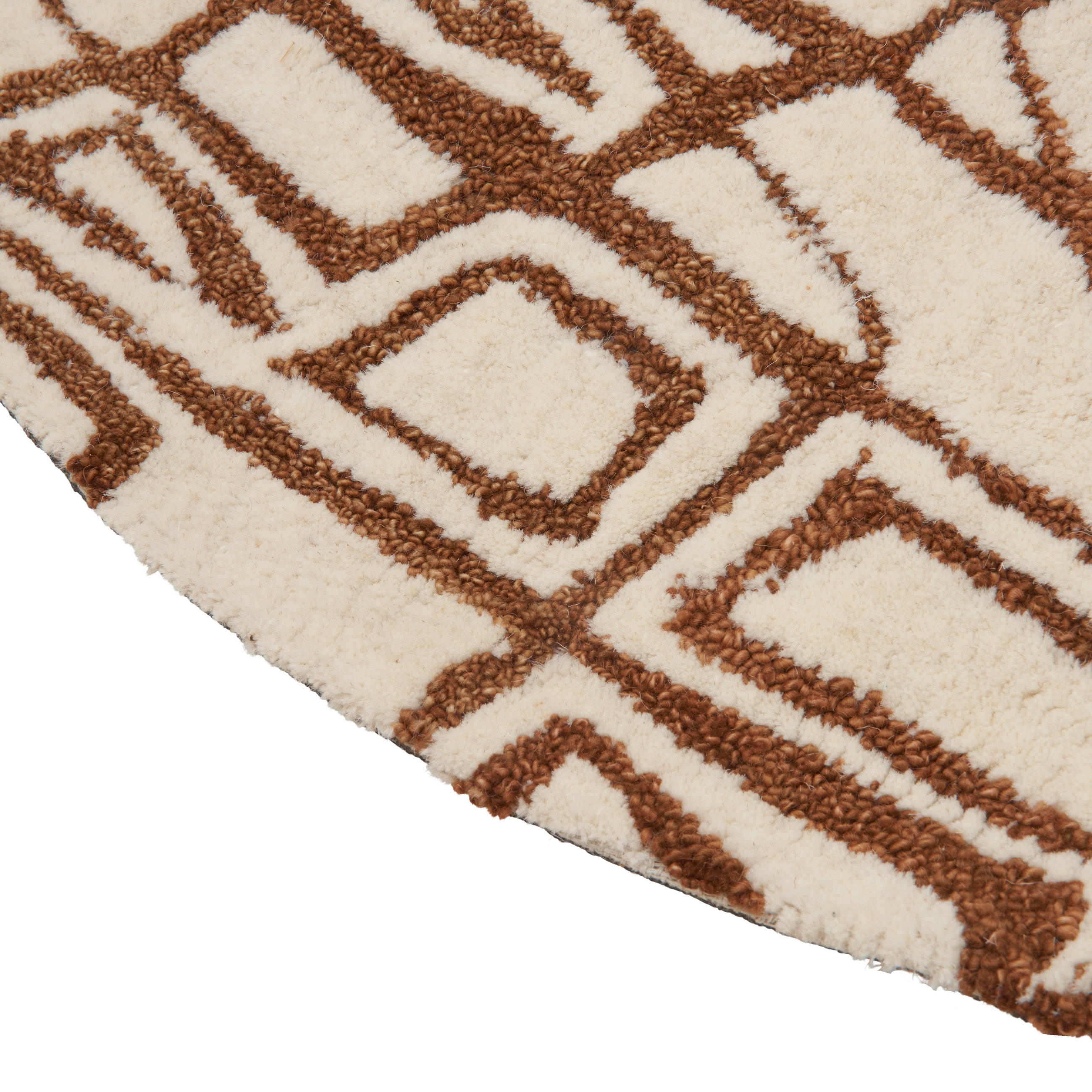 WOLLTEPPICH 120 cm Energy Rostfarben  - Rostfarben, Trend, Textil (120cm) - Novel