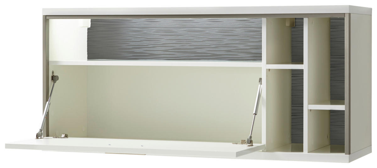 VISEĆI ELEMENT - bijela/srebrne boje, Design, drvni materijal/metal (124/56/38cm) - Livetastic