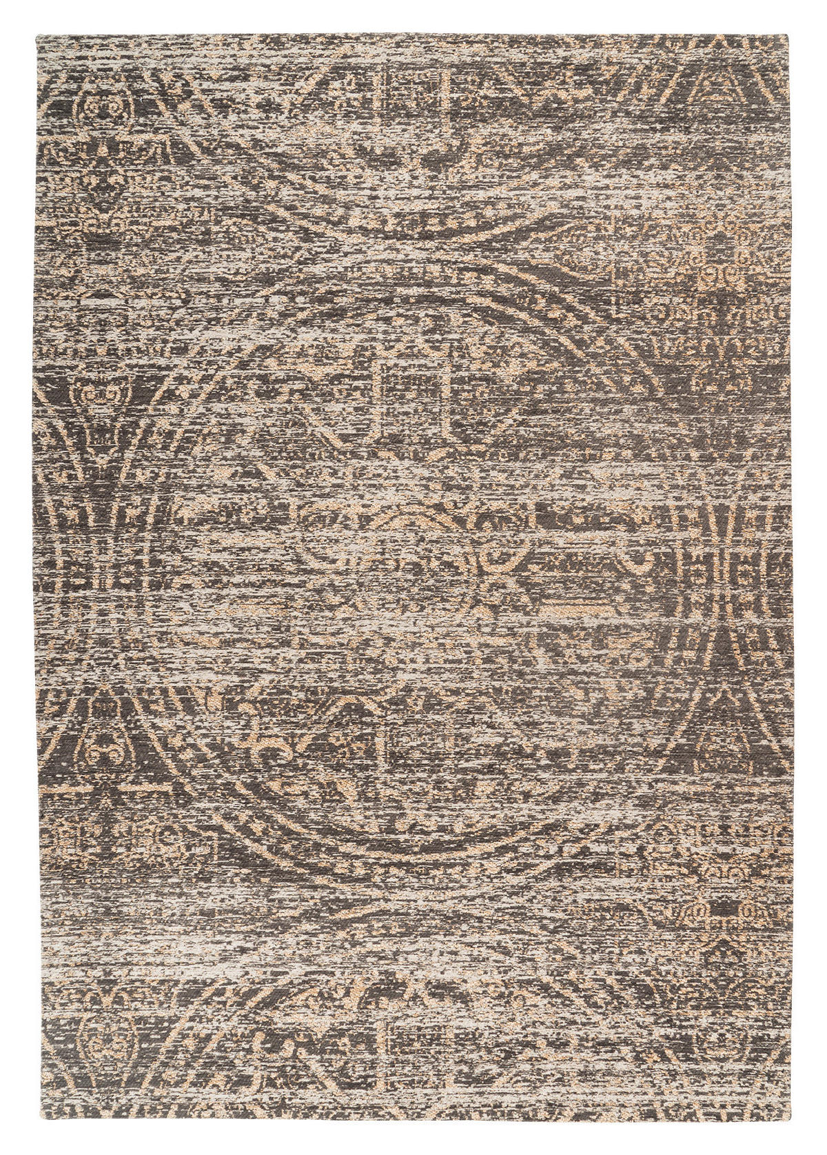 KOBEREC TKANÝ NA PLOCHO, 120/170 cm, béžová - béžová, Konvenční, textil (120/170cm)
