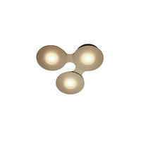 LED-WANDLEUCHTE DISC 37,4/34,6/6,5 cm   - Goldfarben/Braun, Design, Metall (37,4/34,6/6,5cm) - Grossmann
