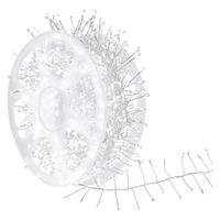 SVETELNÁ REŤAZ  1440 cm - priehľadné/strieborná, Basics, kov/plast (1440cm)