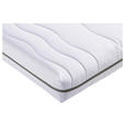 KOMFORTSCHAUMMATRATZE 90/200 cm Höhe ca. 14 cm  - Weiß, Basics, Textil (90/200cm) - Xora