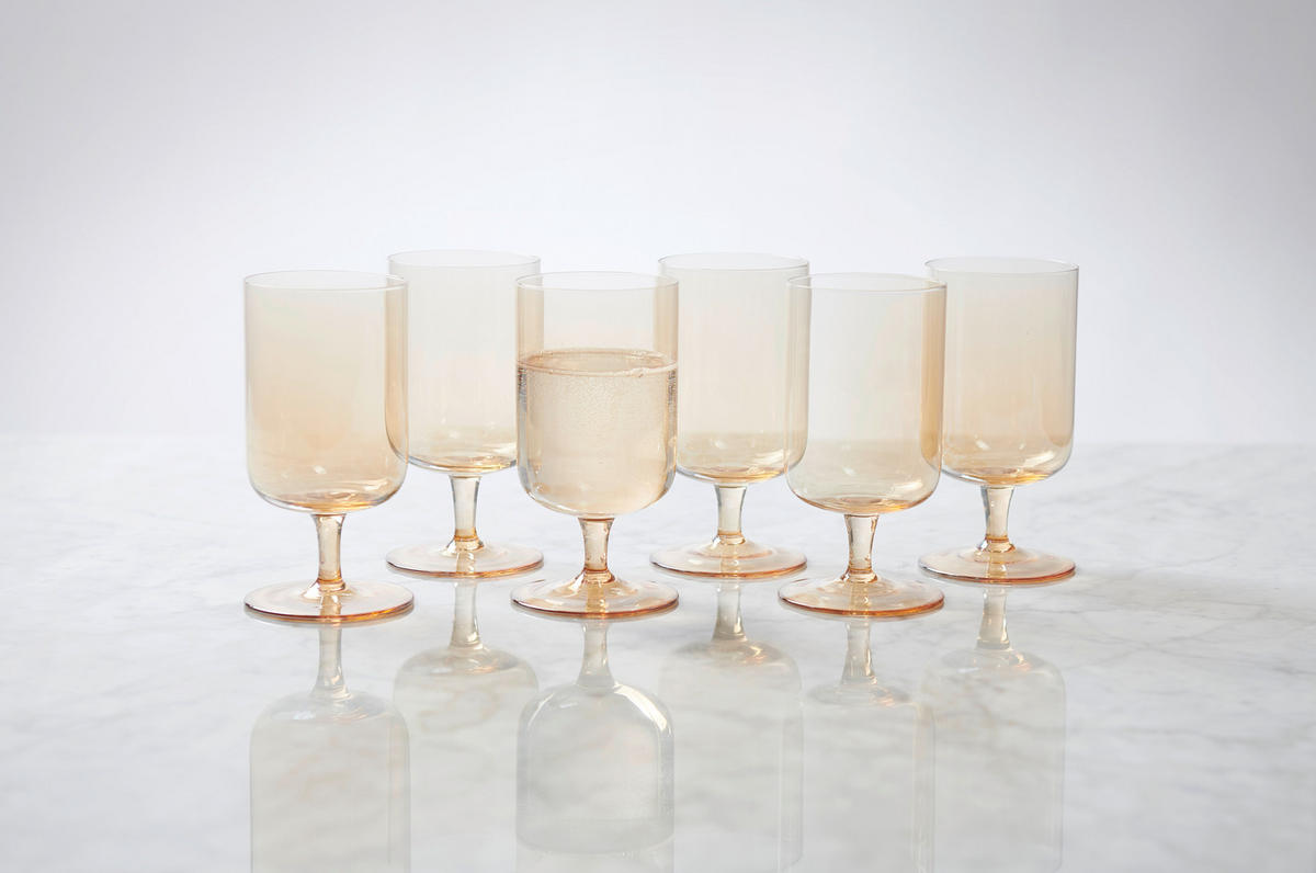 WASSERGLAS 340 ml  - Gelb, Trend, Glas (7,2/14,5cm) - Novel