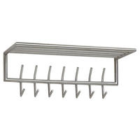 WANDGARDEROBE 74,5/29/30 cm  - Silberfarben, Modern, Metall (74,5/29/30cm) - MID.YOU