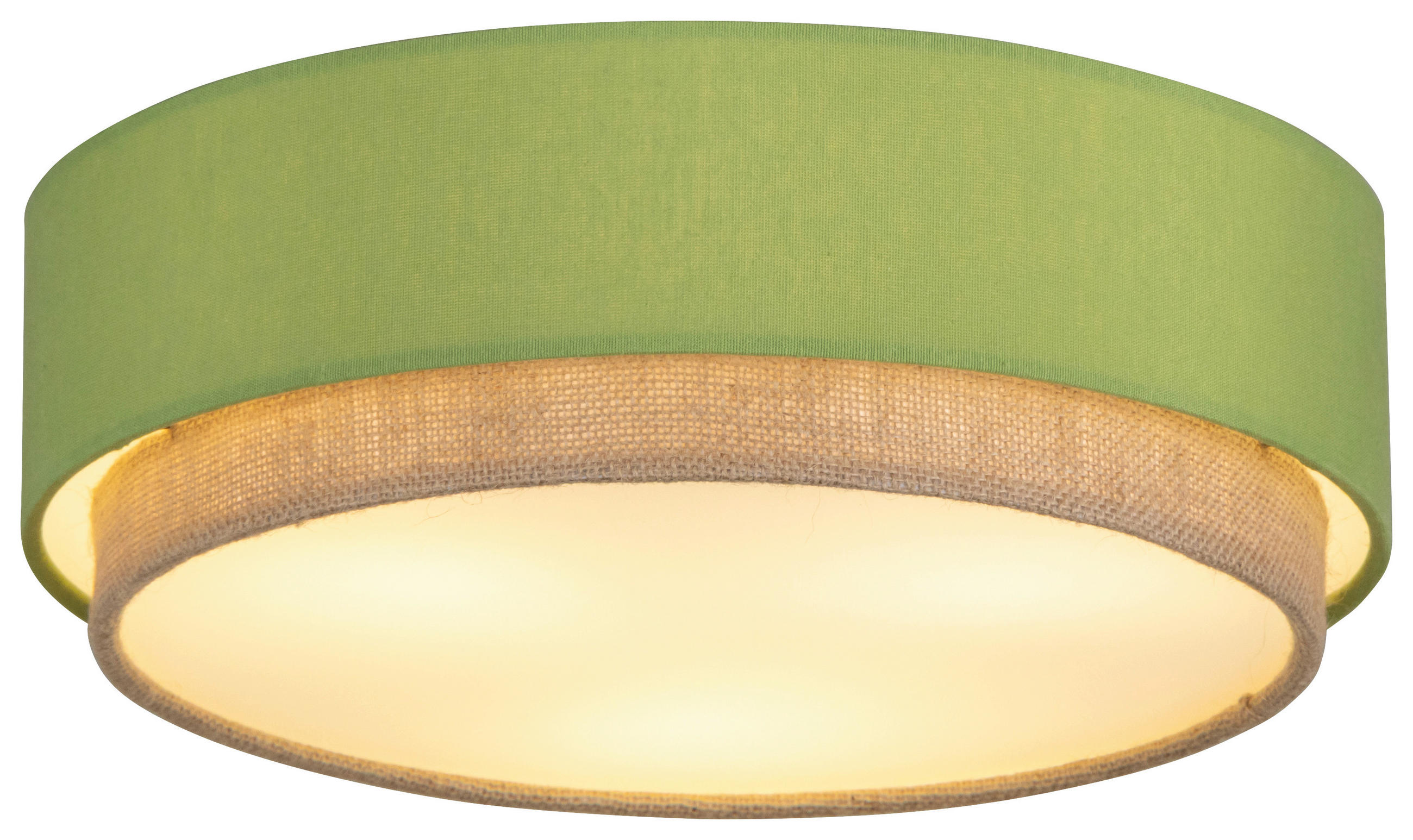 Collett's Monde Deckenleuchte Natur, Salbeigrün 12 cm