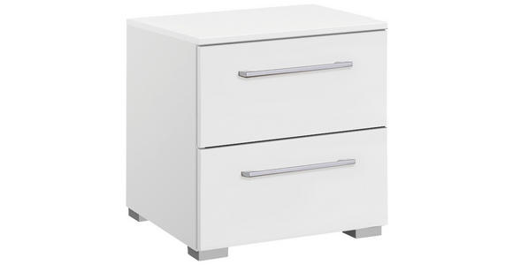 NACHTSCHRANK 40/49/42 cm  - Silberfarben/Alufarben, Design, Holzwerkstoff/Kunststoff (40/49/42cm) - Novel