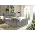 BOXSPRINGBETT 180/200 cm  in Dunkelgrau  - Dunkelgrau/Schwarz, Basics, Holzwerkstoff/Kunststoff (180/200cm) - Esposa