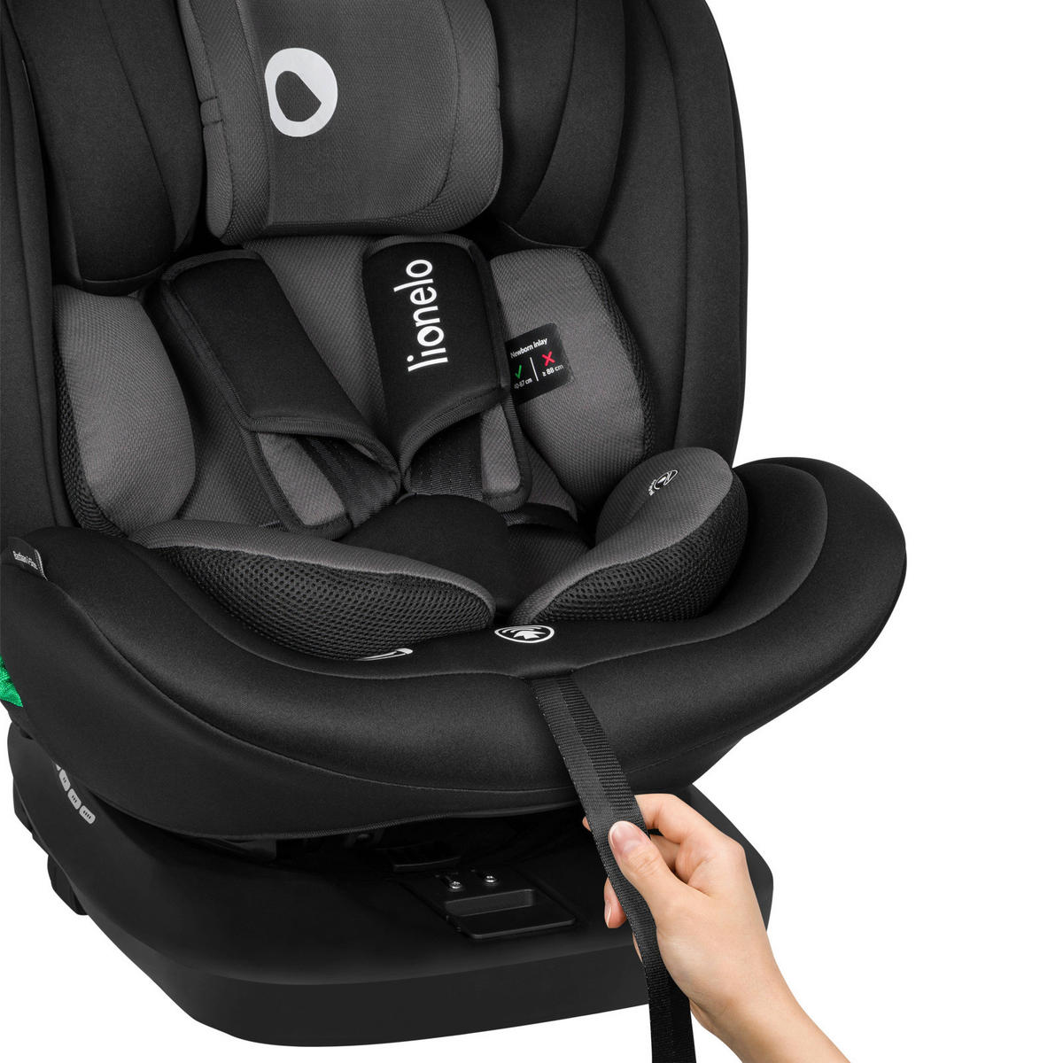 KINDERAUTOSITZ Bastiaan One i-Size   - Grau, Basics, Kunststoff (44.5/60/81cm) - Lionelo
