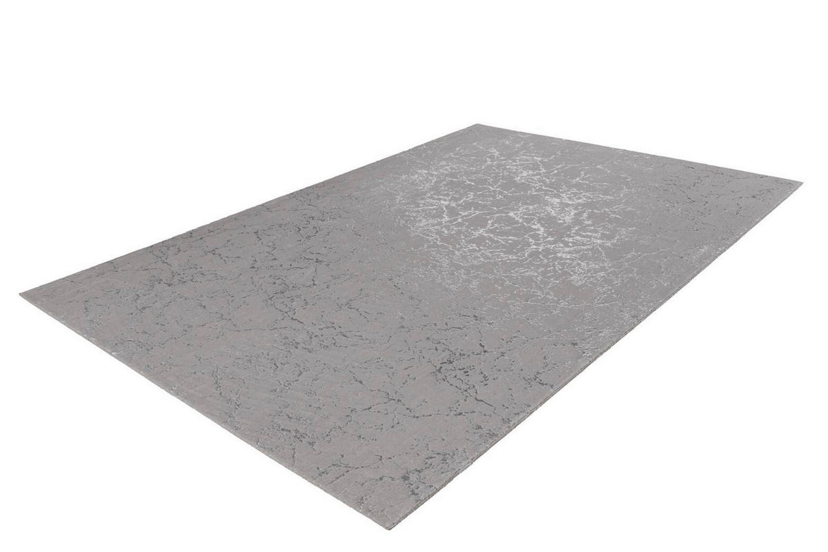 LÄUFER 80/150 cm Bijou 225 Taupe / Silber Silberfarben, Taupe  - Taupe/Silberfarben, KONVENTIONELL, Textil (80/150cm)