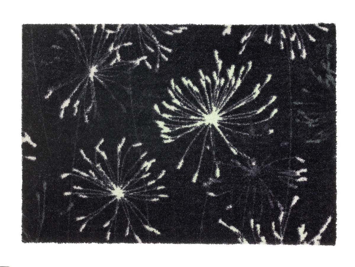 FUßMATTE  67/100 cm  Anthrazit, Mintgrün  - Anthrazit/Mintgrün, KONVENTIONELL, Textil (67/100cm) - Schöner Wohnen