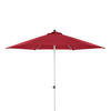 SONNENSCHIRM  270/270 cm  - Silberfarben/Rot, Konventionell, Textil/Metall (270/270cm) - Doppler