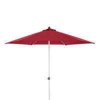 SONNENSCHIRM  270/270 cm  - Silberfarben/Rot, Konventionell, Textil/Metall (270/270cm) - Doppler