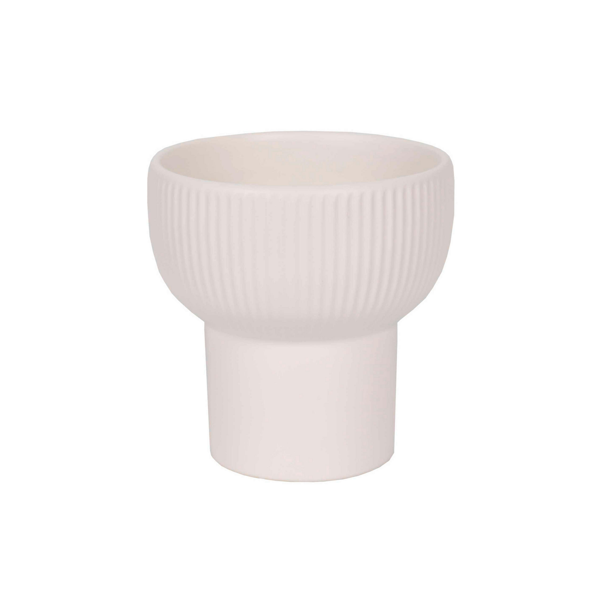 VASE 15 cm  - Weiß, LIFESTYLE, Keramik (15,3/15cm) - Ambia Home