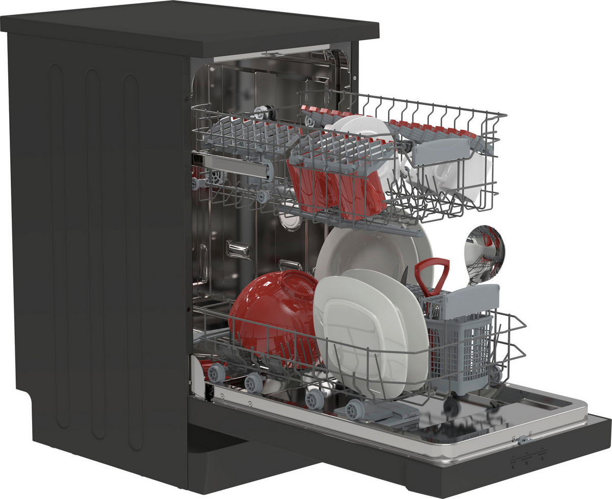 GESCHIRRSPÜLER QW-NS1DF47DB-DE  - Schwarz, Trend, Kunststoff (44,8/85/59,8cm)