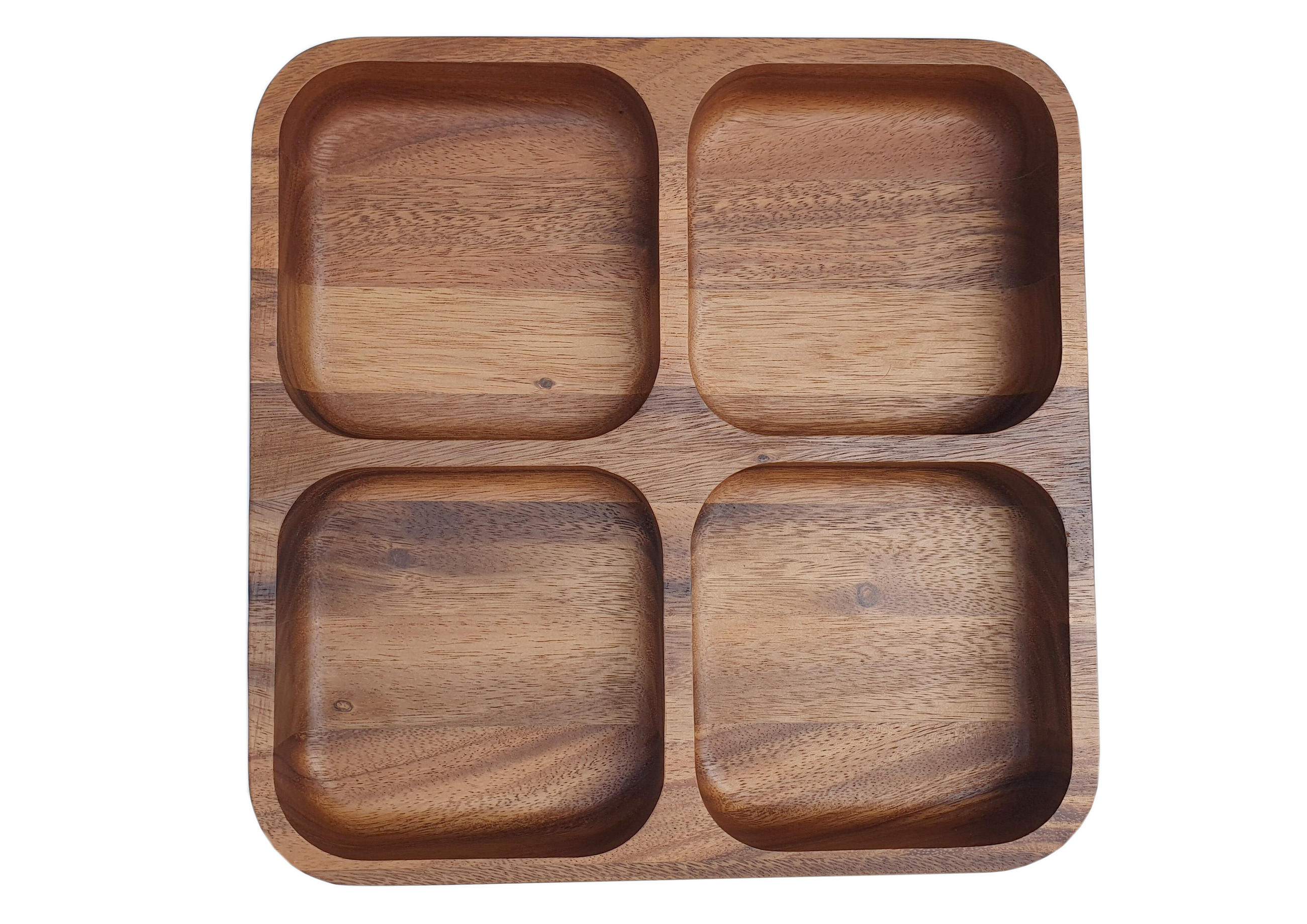 MISKA NA POCHUTINY drevo  - farba akácie, Natur, drevo (30/30/4,5cm) - Homeware Profession.