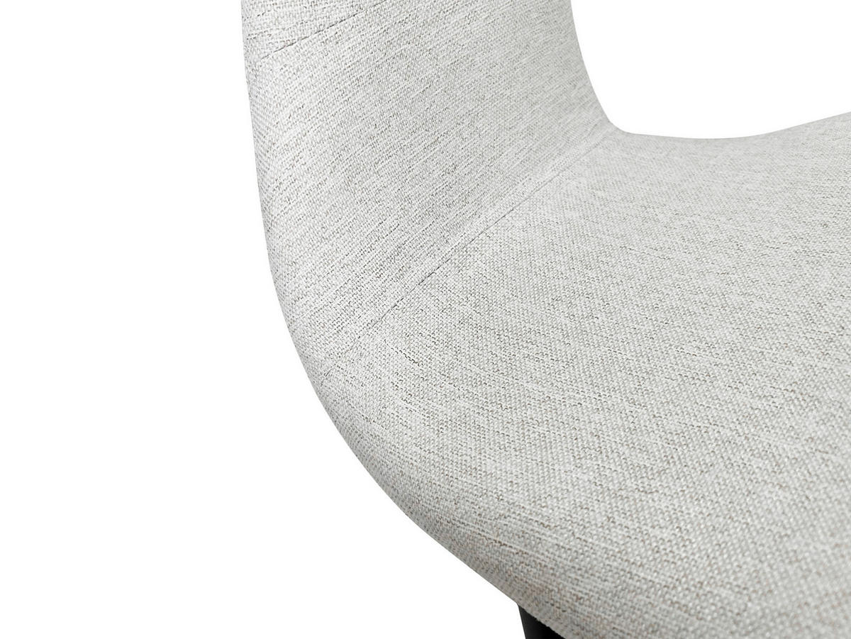 ŽIDLE S PODRUČKAMI, ocel, tkaná látka, béžová - černá/béžová, Design, kov/textil (52/77/50,5cm) - Boxxx