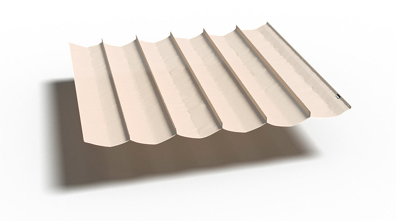 SONNENSEGEL  - Weiß, MODERN, Kunststoff (290/1/500cm) - Gardenson