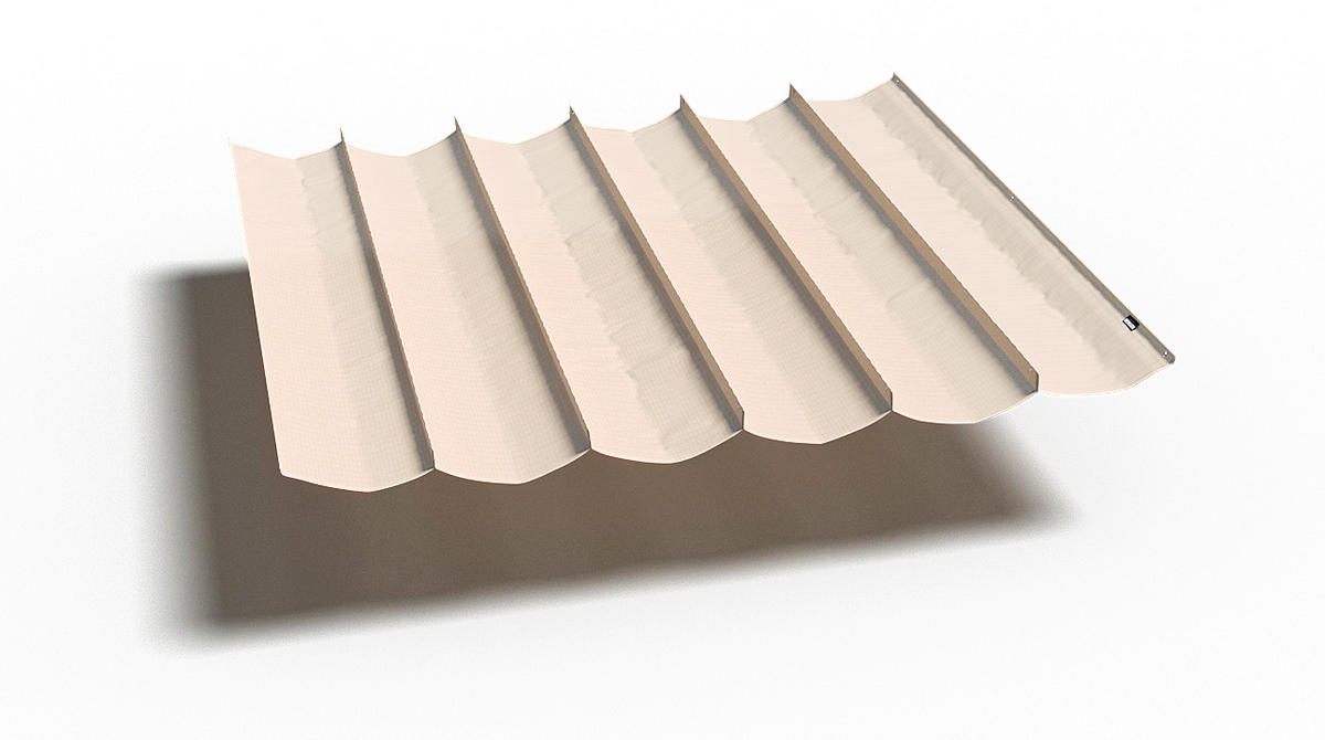 SONNENSEGEL  - Weiß, MODERN, Kunststoff (290/1/500cm) - Gardenson