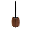 WC-BÜRSTENGARNITUR in Kunststoff  Kunststoff   - Cognac/Schwarz, Basics, Kunststoff (15,5/40,3/10,3cm) - Sadena