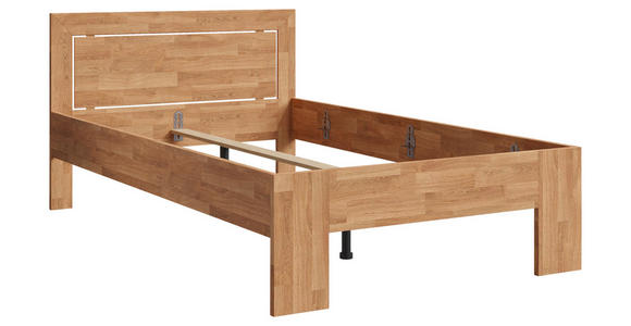 BETT 120/200 cm  in Eichefarben  - Eichefarben, Natur, Holz (120/200cm) - Linea Natura