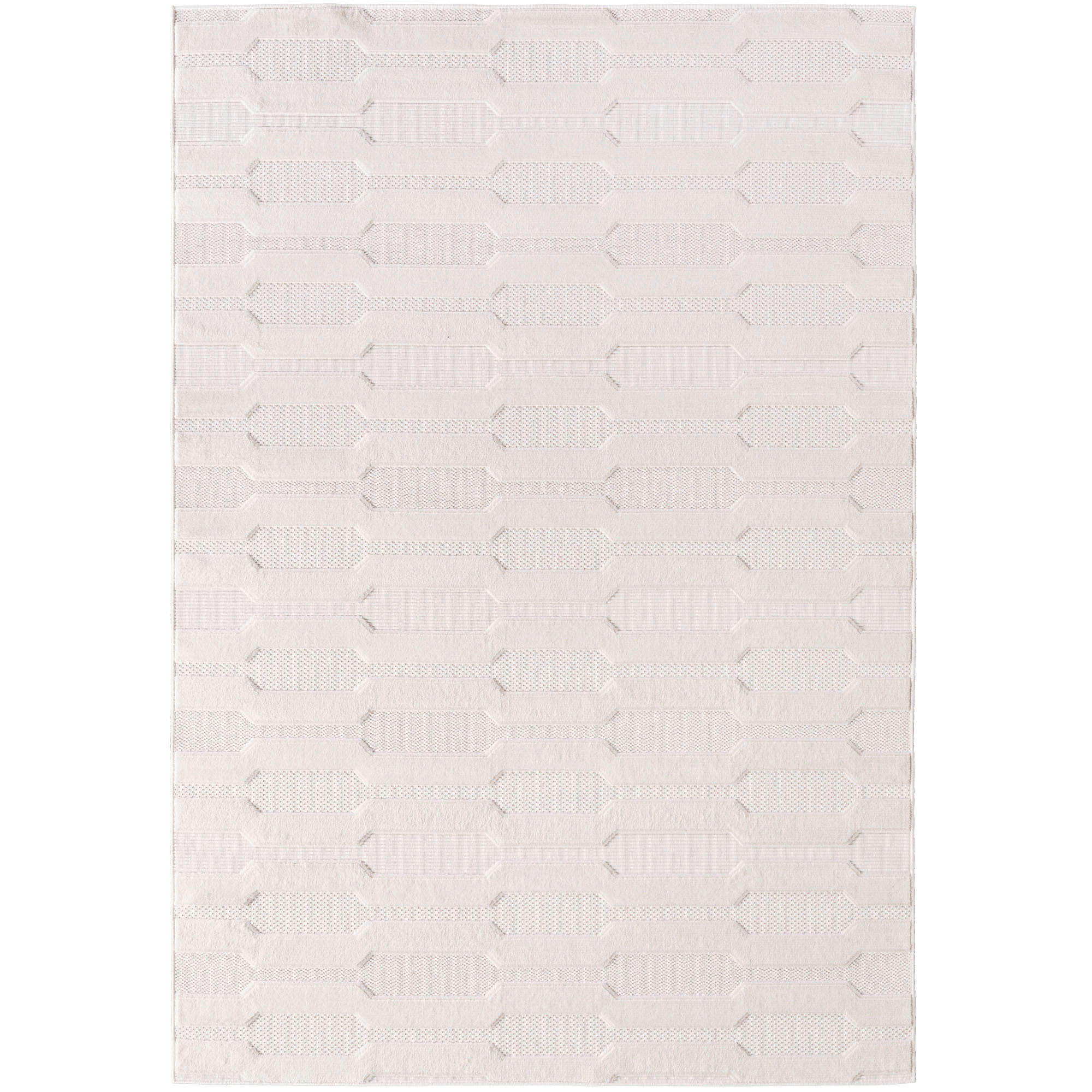 Flachwebteppich, Creme Doha