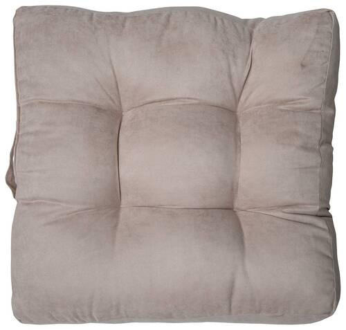 JASTUK ZA SEDENJE siva 50/50 cm  - siva, Konvencionalno, tekstil (50/50cm) - Novel