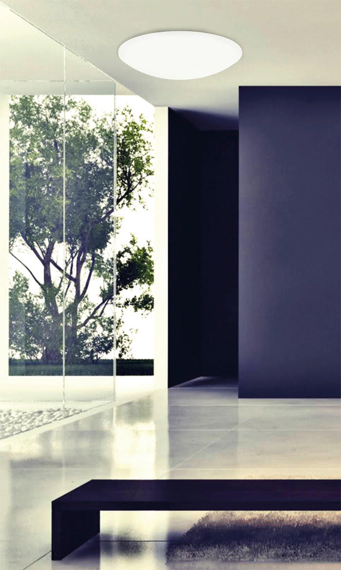 LED-DECKENLEUCHTE 60/15 cm   - Weiß, Basics, Kunststoff/Metall (60/15cm) - Näve