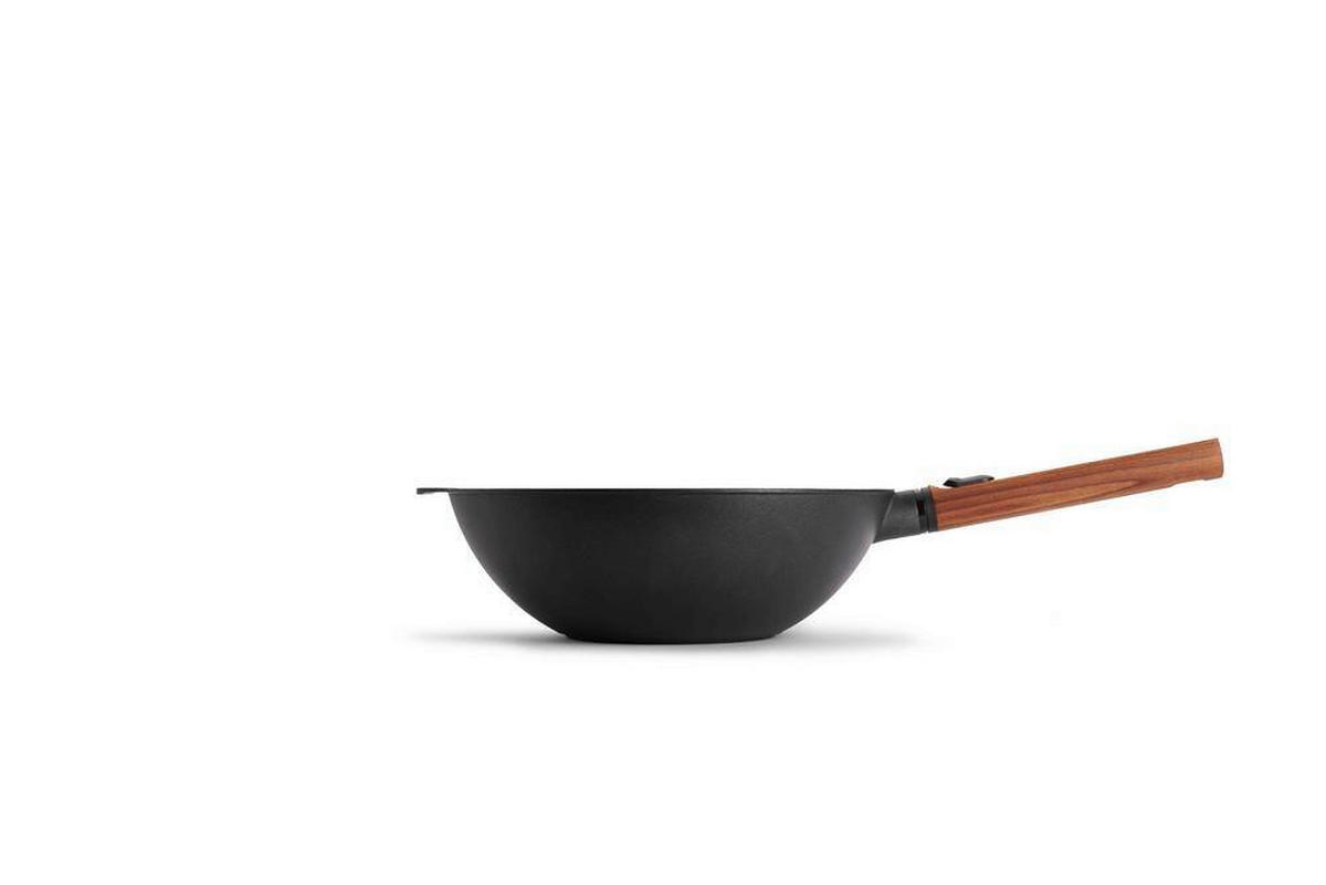 WOKPFANNE Eco Logic 28 cm  - Anthrazit, Basics, Metall (28cm) - WOLL