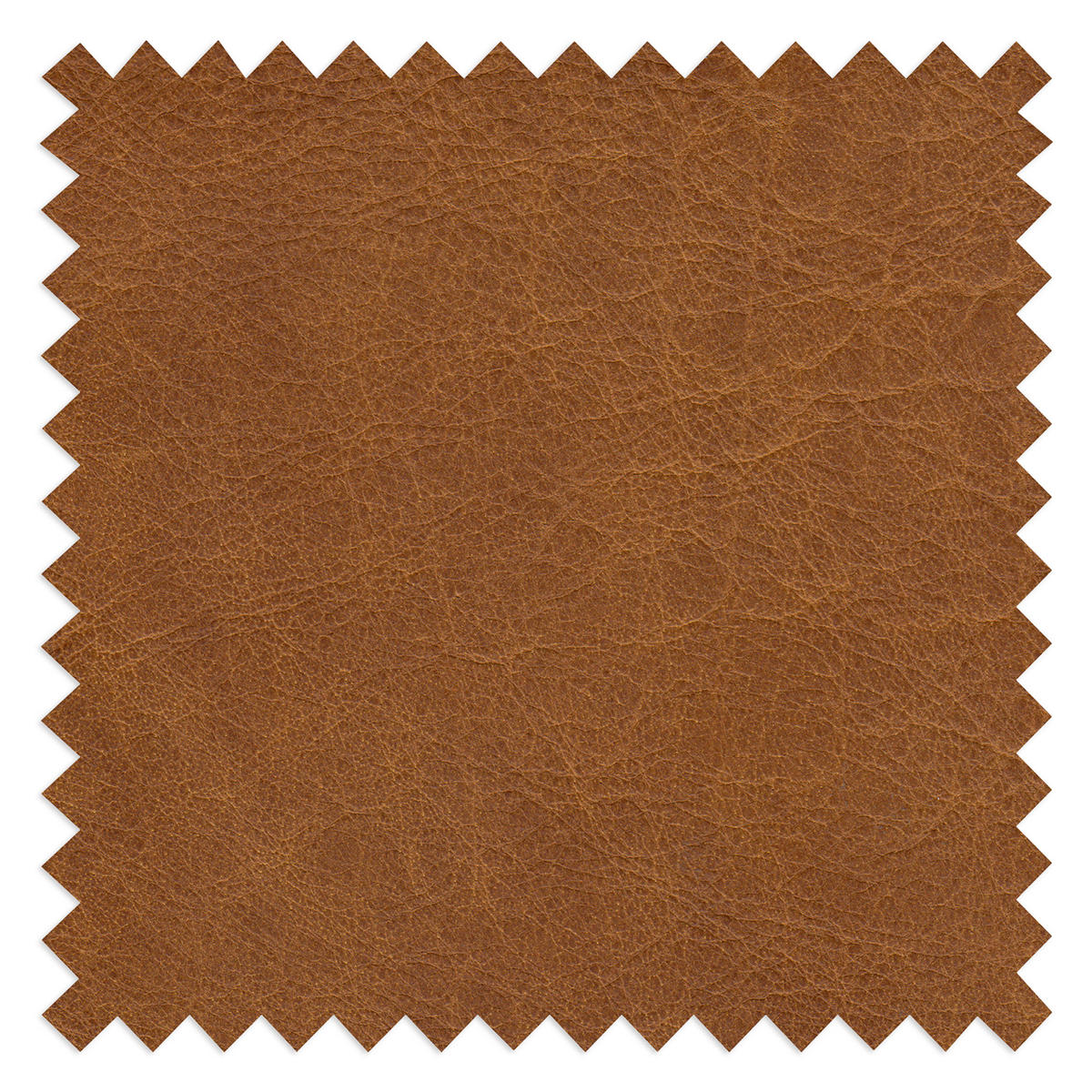 ZIERKISSEN   52/42/7 cm  - Cognac, Design, Leder (52/42/7cm) - Livetastic