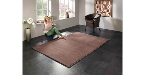 WEBTEPPICH 65/130 cm Sunshine Braun  - Braun, Basics, Textil (65/130cm) - Novel