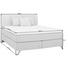 BOXSPRINGBETT 180/210 cm in Beige - Beige/Alufarben, KONVENTIONELL, Textil/Metall (180/210cm) - Jensen BOXSPRINGBETT 180/210 cm in Beige - Beige/Alufarben, KONVENTIONELL, Textil/Metall (180/210cm) - Jensen