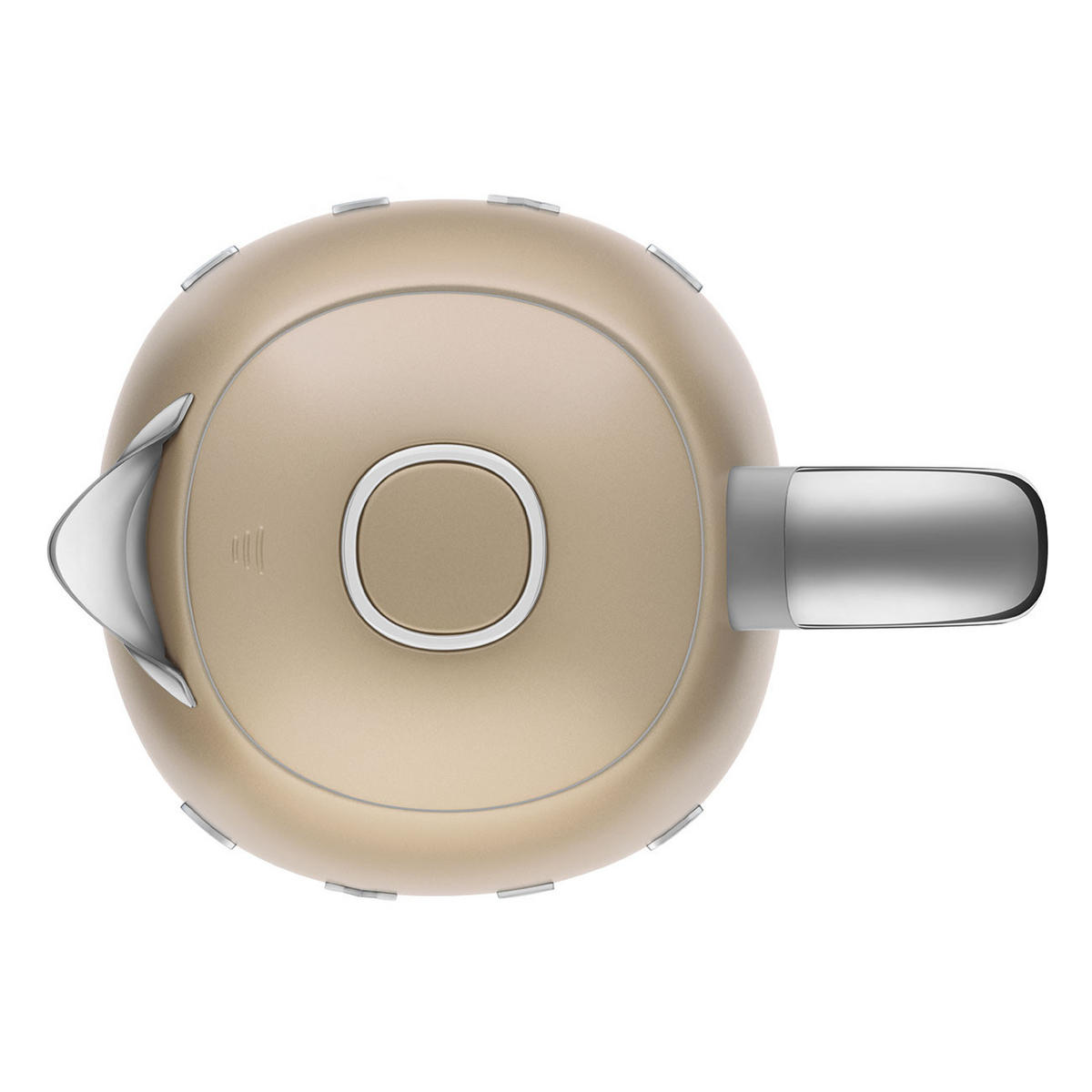 WASSERKOCHER 1.7 l  - Goldfarben, Basics, Metall (22,6/24,8/17,1cm) - SMEG