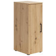 MEHRZWECKSCHRANK 30/83/40 cm  - Schwarz/Eiche Artisan, MODERN, Holzwerkstoff/Kunststoff (30/83/40cm) - Carryhome