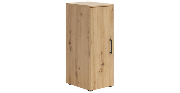 MEHRZWECKSCHRANK 30/83/40 cm  - Schwarz/Eiche Artisan, MODERN, Holzwerkstoff/Kunststoff (30/83/40cm) - Carryhome