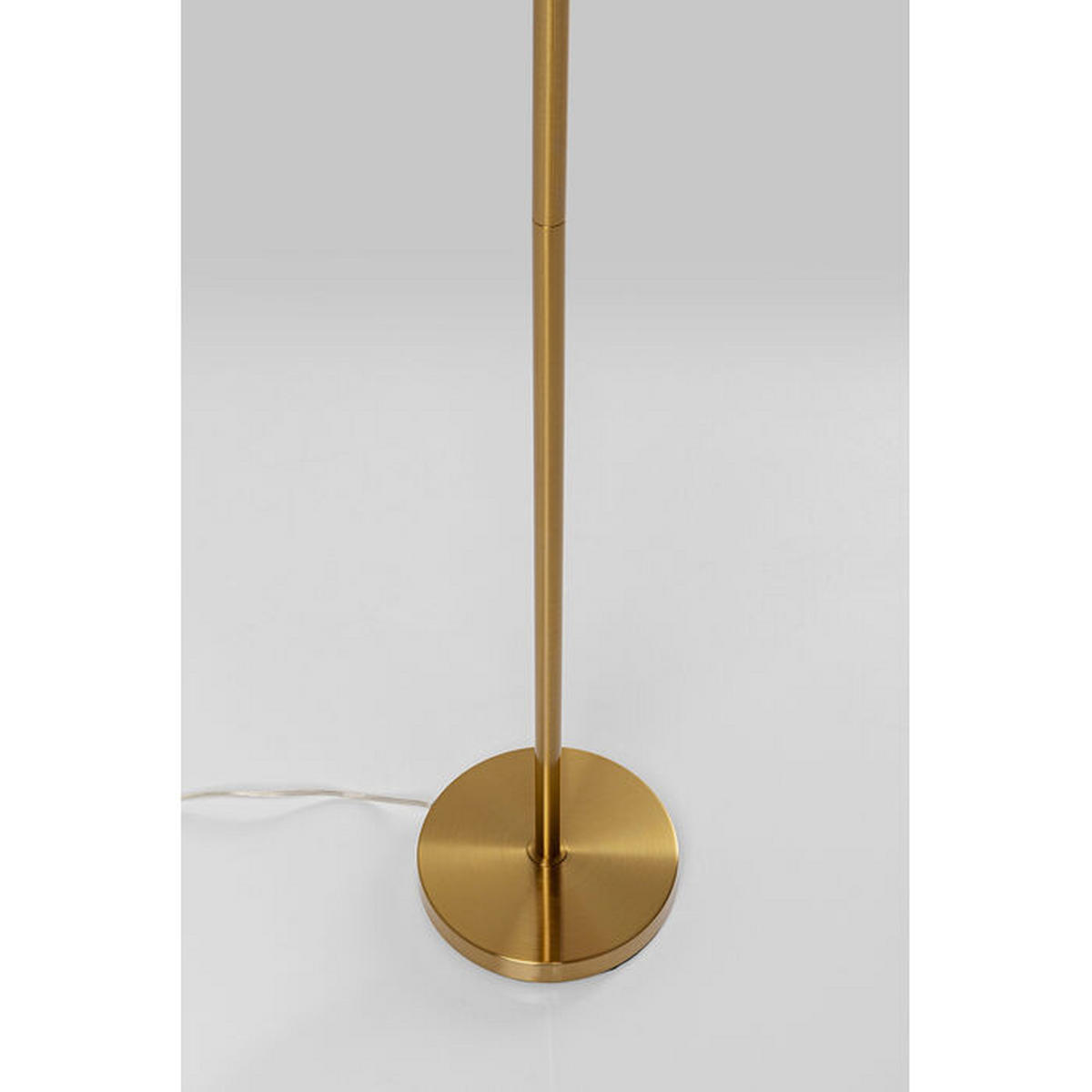 STEHLEUCHTE  65/165/65 cm   - Messingfarben/Rot, MODERN, Naturmaterialien/Metall (65/165/65cm) - Kare-Design