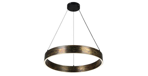 LED-HÄNGELEUCHTE Oxira 59/120 cm  - Multicolor/Schwarz, Design, Kunststoff/Metall (59/120cm) - Dieter Knoll