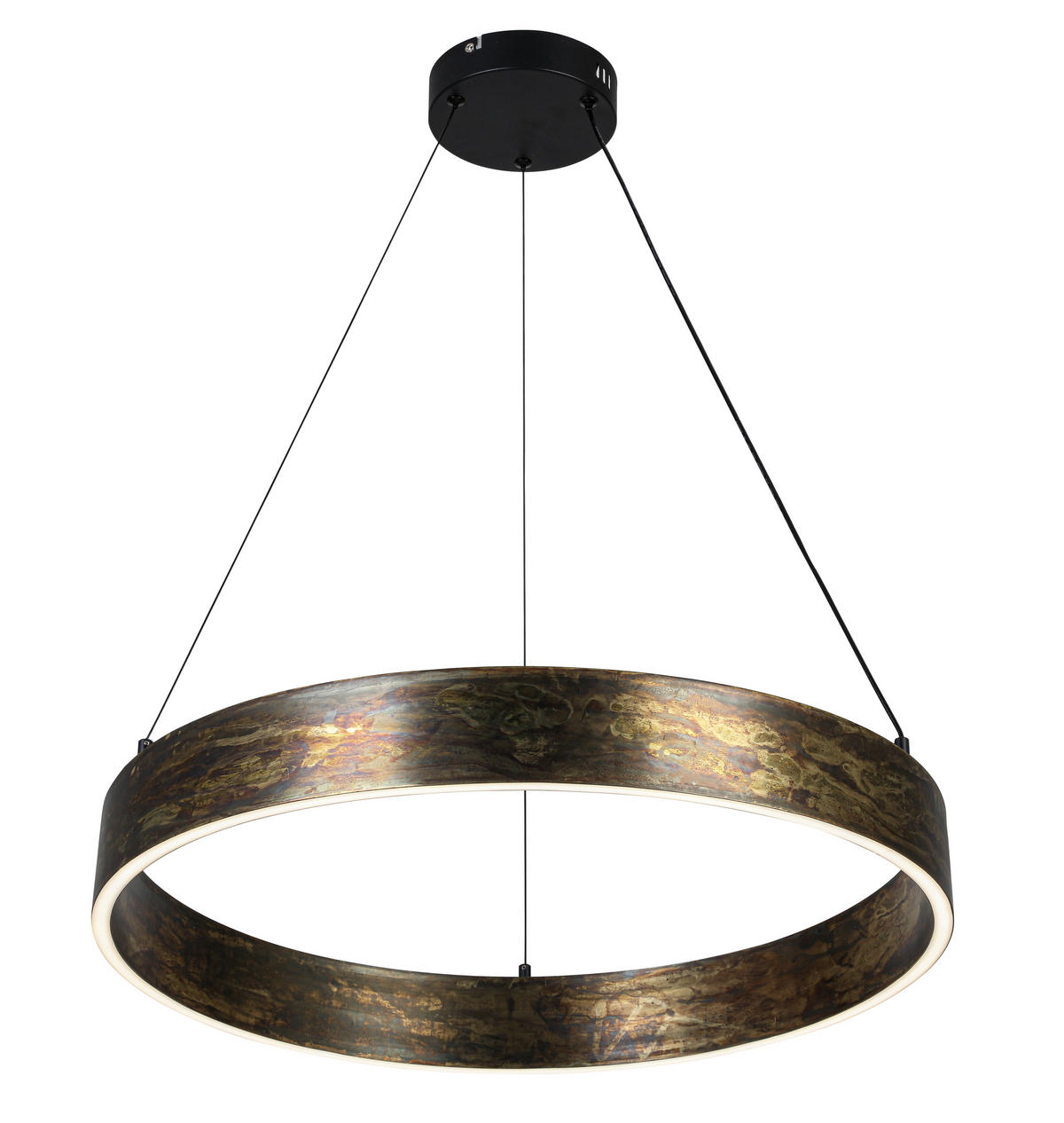 LED-HÄNGELEUCHTE Oxira 59/120 cm  - Multicolor/Schwarz, Design, Kunststoff/Metall (59/120cm) - Dieter Knoll