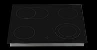 HERDSET HS3000-33  - Edelstahlfarben/Schwarz, Trend, Glas/Metall (59,5/59,5/56,5cm) - Respekta