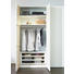 DREHTÜRENSCHRANK in massiv Esche Weiß, Eschefarben - Eschefarben/Silberfarben, Design, Holz/Holzwerkstoff (298,6/222,3/62,5cm) - Ambiente DREHTÜRENSCHRANK in massiv Esche Weiß, Eschefarben - Eschefarben/Silberfarben, Design, Holz/Holzwerkstoff (298,6/222,3/62,5cm) - Ambiente