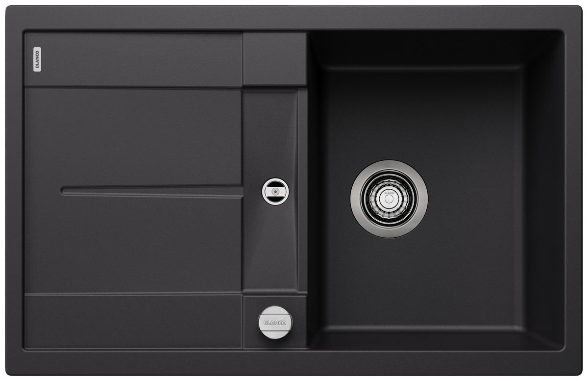 SPÜLE 525914  - Schwarz, Basics, Stein (78/19/50cm) - Blanco