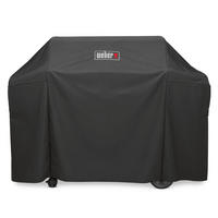 GRILLABDECKHAUBE 63.5/113/165 cm  - Schwarz, Basics, Kunststoff (63.5/113/165cm) - Weber Grill