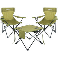 CAMPINGGARNITUR - Olivgrün, Basics, Textil/Metall (43/79/43cm) - Modante