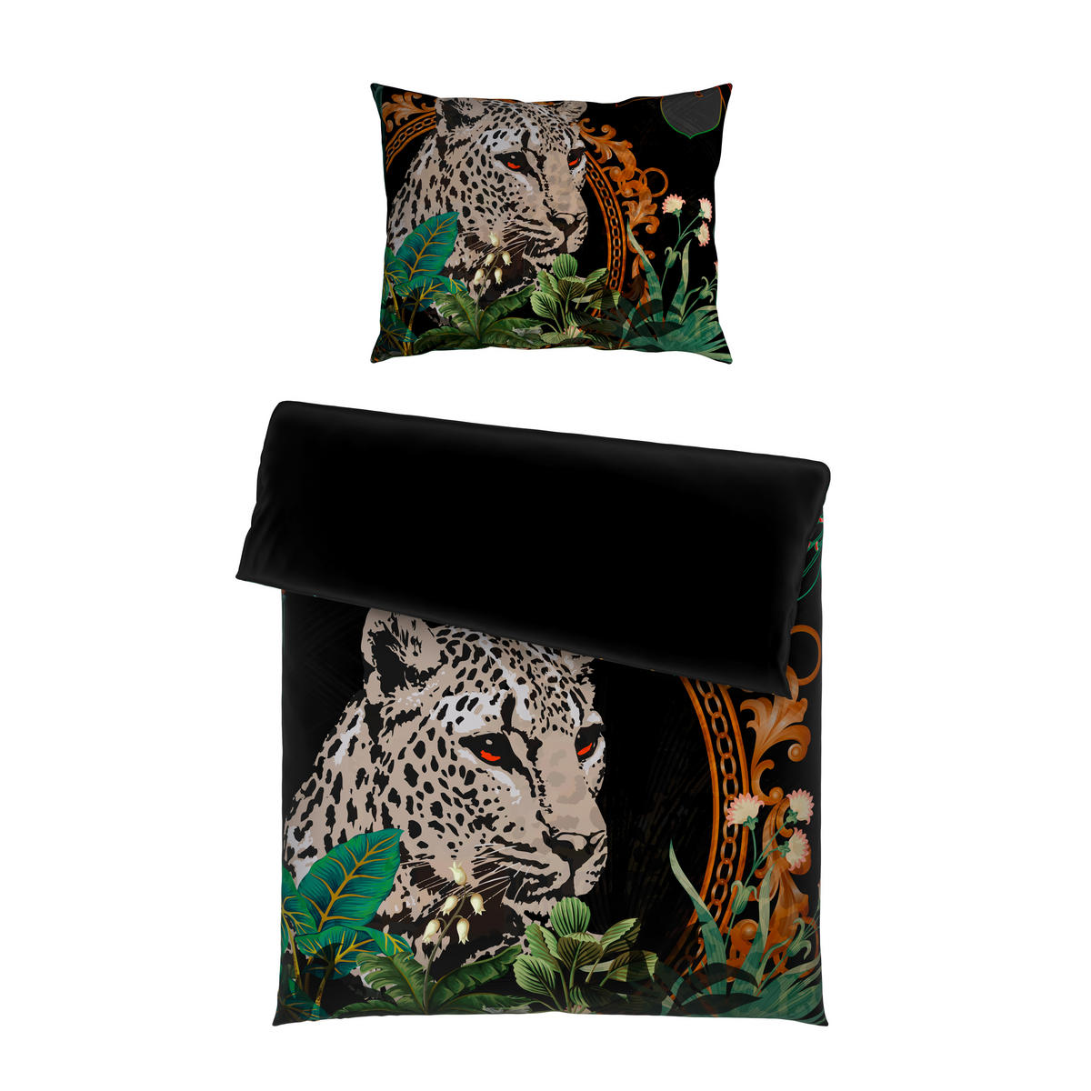 VÄNDBART PÅSLAKANSET TANJA satin 150/210 cm  - multicolor, Trend, textil (150/210cm) - Esposa