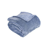 ĆEBE 130/170 cm  BELA  - plava, Osnovno, tekstil (130/170cm)