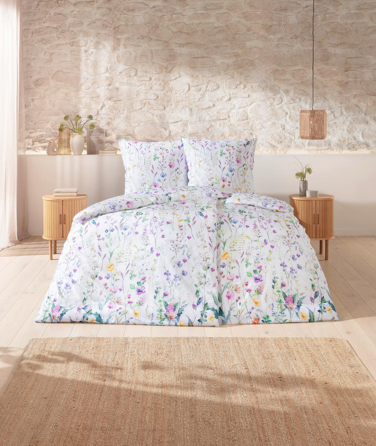 BETTWÄSCHE Impulse Seersucker, Renforcé 140/200 cm  - Multicolor, Basics, Textil (140/200cm) - Estella